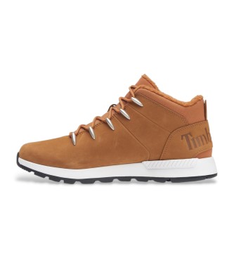 Timberland Skórzane buty treningowe Sprint Trekker w kolorze brązowym