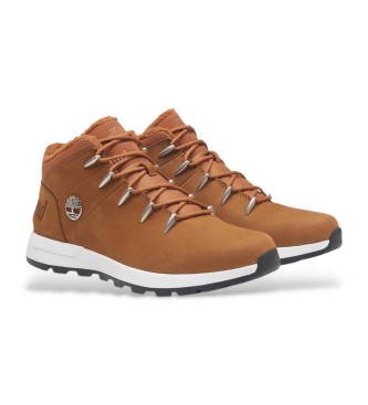 Timberland Skórzane buty treningowe Sprint Trekker w kolorze brązowym