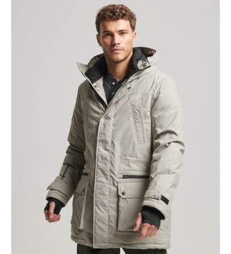 Superdry Parka acolchoada City cinzento