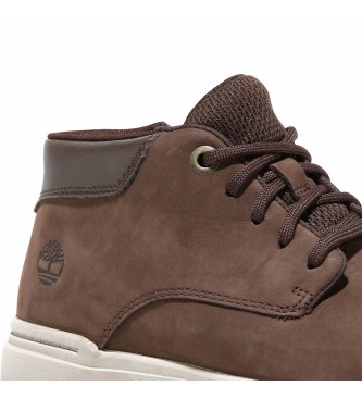 Timberland Seneca Bay - Baskets  lacets en cuir  mi-mollet marron