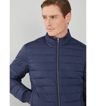 Hackett London Veste Ultra Lw Moto Marine