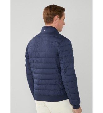 Hackett London Veste Ultra Lw Moto Marine