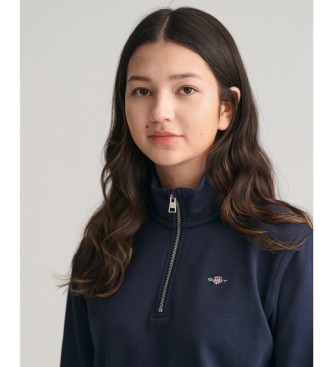 Gant Shield half-zip sweatshirt navy