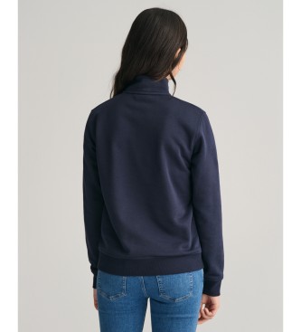 Gant Shield half-zip sweatshirt navy