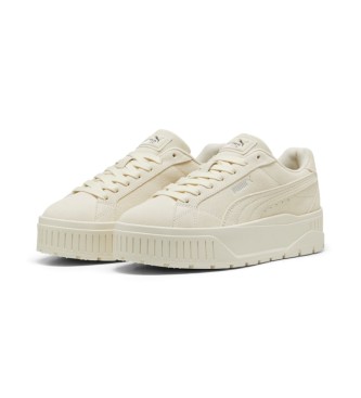 Puma Karmen II beige leather slippers