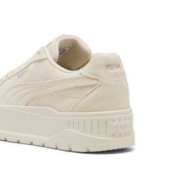 Puma Karmen II beige leather slippers