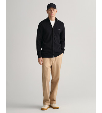 Gant Zip cardigan Casual black