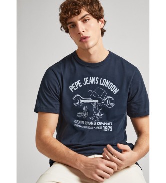 Pepe Jeans T-shirt Cedric azul-marinho