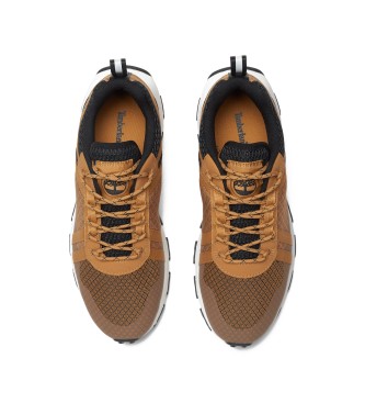 Timberland Scarpe da ginnastica Winsor Trail basse in pelle gialla con lacci