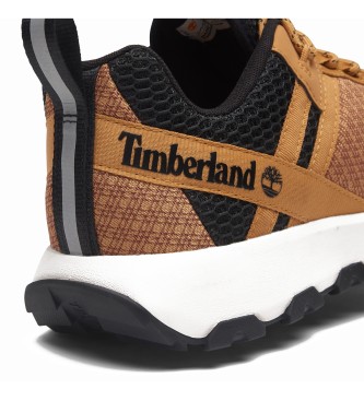 Timberland Winsor Trail Low Lace-Up Leather Shoes Yellow