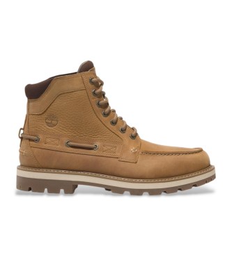 Timberland Britton Road Mid skórzane buty za kostkę brązowe