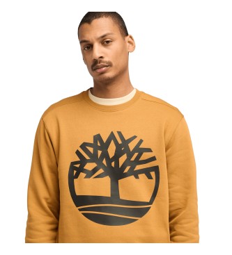 Timberland Sweat-shirt  col ras du cou Kennebec River jaune