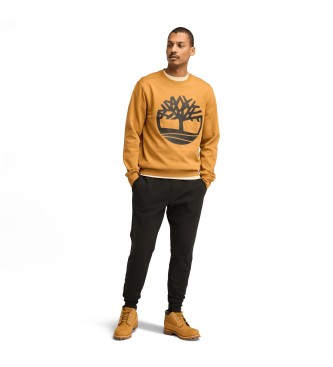 Timberland Sweat-shirt  col ras du cou Kennebec River jaune