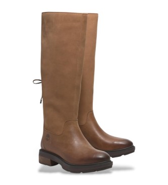 Timberland Bottes en cuir Brimfield marron