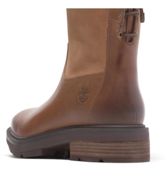 Timberland Brązowe skórzane buty Brimfield