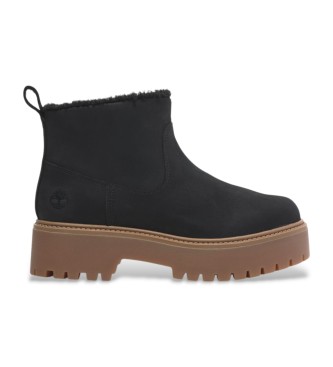 Timberland Botas de couro Stone Street pretas  