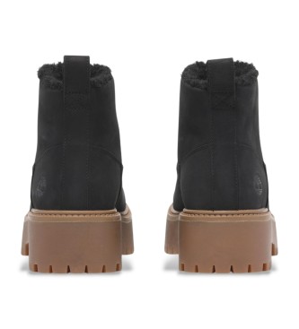 Timberland Stivali in pelle nera Stone Street  