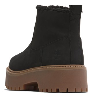 Timberland Stivali in pelle nera Stone Street  