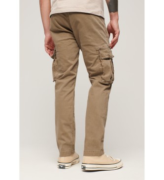 Superdry Pantaloni cargo marroni