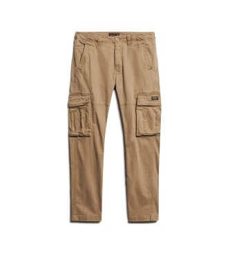 Superdry Pantaloni cargo marroni