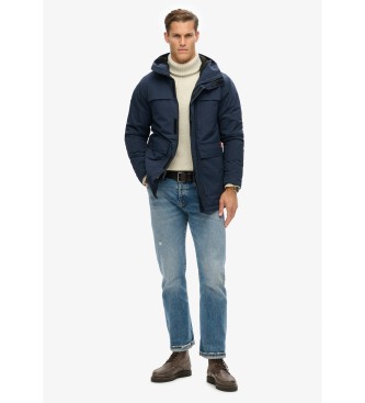 Superdry Surplus Parka mit Kapuze, marineblau