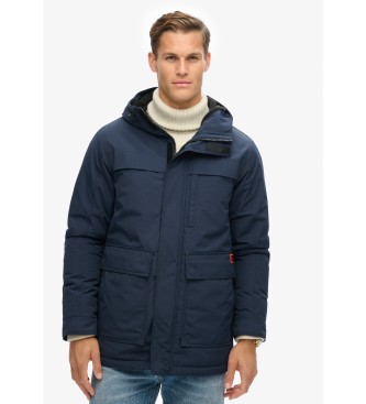 Superdry Surplus Parka mit Kapuze, marineblau