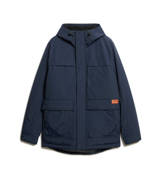 Superdry Surplus Parka mit Kapuze, marineblau