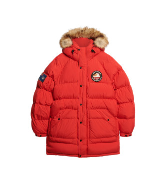 Superdry Parka comprida com deflectores Vermelho Evereste  