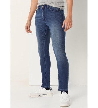 Lois Jeans Calas de ganga skinny azuis de cintura mdia