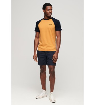 Superdry Maillot de baseball essentiel orange