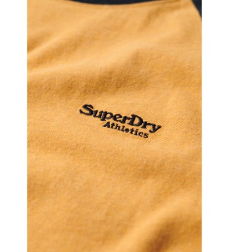 Superdry Maillot de baseball essentiel orange