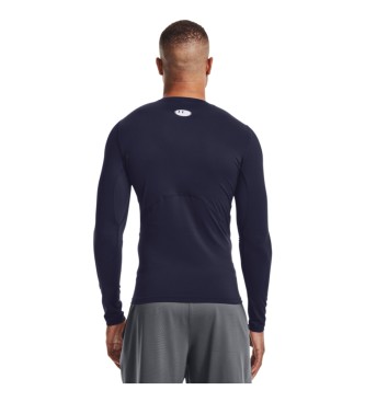 Under Armour HeatGear Armour T-shirt a maniche lunghe - Blu navy