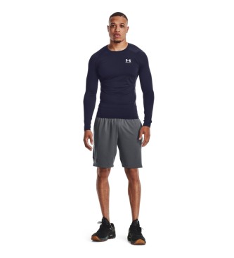 Under Armour HeatGear Armour Navy T-shirt met lange mouwen