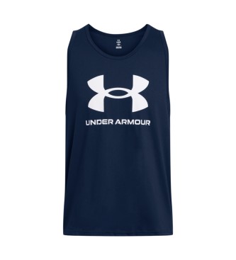 Under Armour Podkoszulek z logo Navy