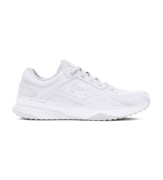 Under Armour Edge leather trainers white