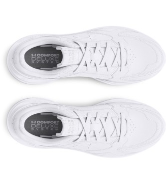 Under Armour Edge leather trainers white