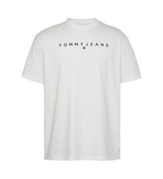 Tommy Jeans T-shirt Reg Linear Logo branca