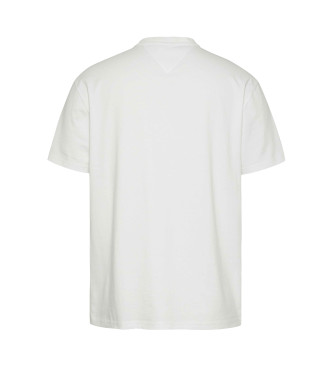 Tommy Jeans T-shirt Reg Linear Logo branca