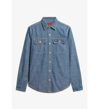 Superdry Camisa Workwear azul