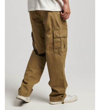 Superdry Losse cargo broek groen