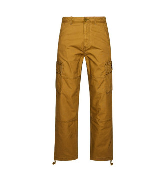 Superdry Loose cargo trousers green