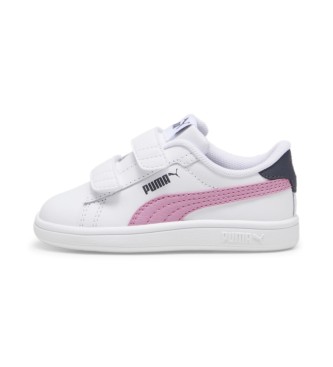 Puma Zapatillas de piel Smash 3.0 L V I blanco