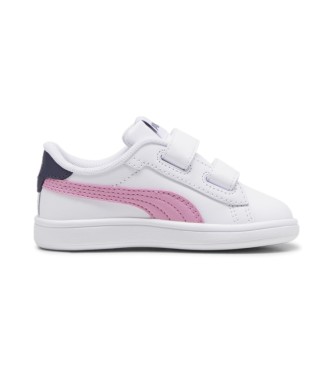 Puma Zapatillas de piel Smash 3.0 L V I blanco