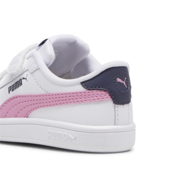 Puma Zapatillas de piel Smash 3.0 L V I blanco