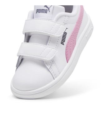 Puma Zapatillas de piel Smash 3.0 L V I blanco