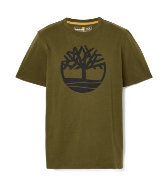 Timberland Camiseta con logotipo Kennebec Rivere verde