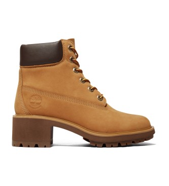 Timberland Stivali in pelle impermeabili Kinsley da 6 pollici con chiusura con lacci giallo