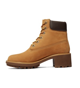 Timberland Stivali in pelle impermeabili Kinsley da 6 pollici con chiusura con lacci giallo