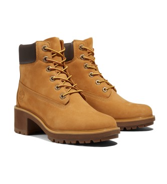 Timberland Bottes 6 pouces en cuir impermable avec fermeture  lacets Kinsley  jaune