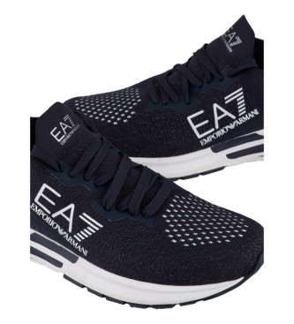 EA7 Scarpe in maglia Crusher Distance blu navy